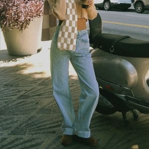 OLLIE STRAIGHT LEG JEAN LIGHT WASH DENIM Princess Polly